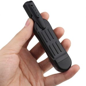 Pocket Clip Hidden Spy Camera with Built in DVR in Hand