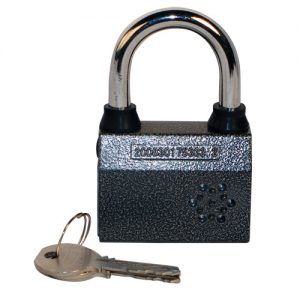 Small Alarmed Padlock with Key